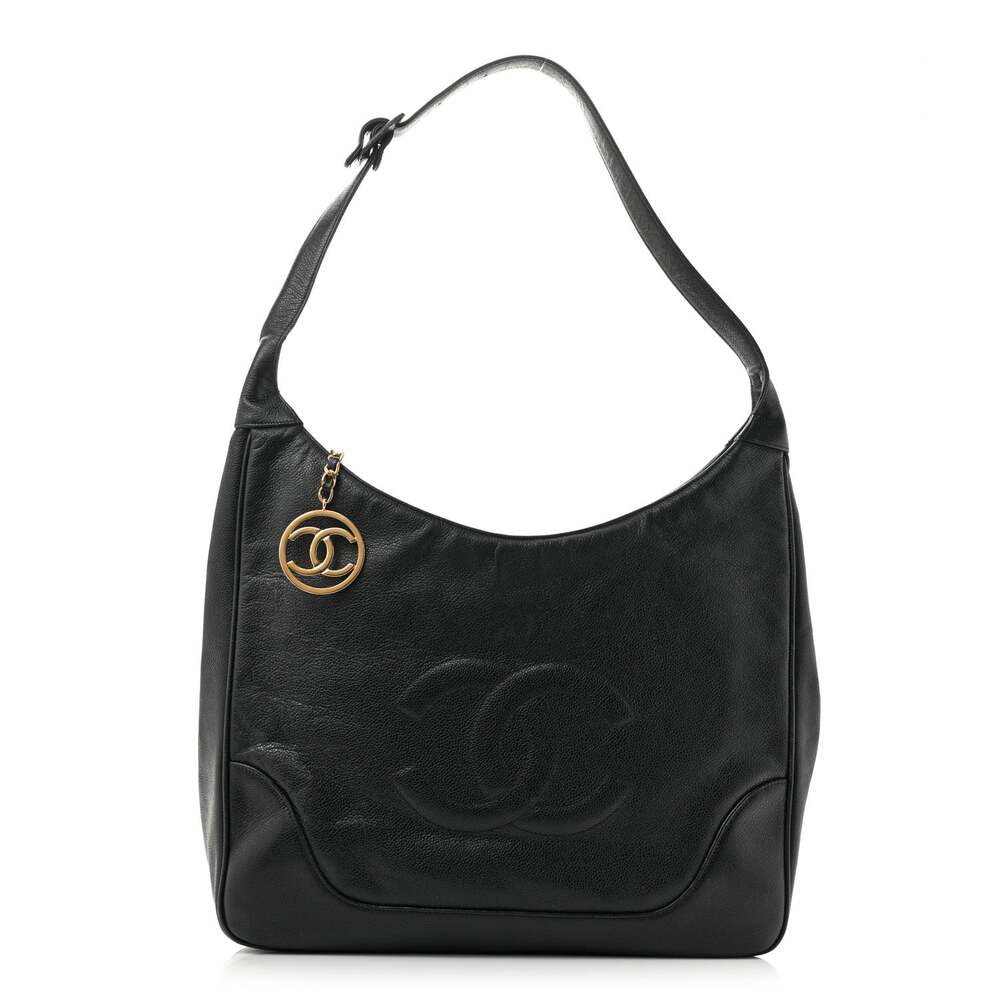 Chanel Caviar Cc Hobo Black #267481C17B